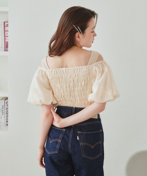 pomiii（ポミー）の「シフォンコルセットブラウス（シャツ/ブラウス・レディース・ピンク/アイボリー・FREE）」の12枚目の写真