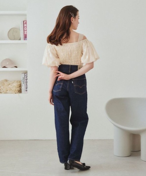 pomiii（ポミー）の「シフォンコルセットブラウス（シャツ/ブラウス・レディース・ピンク/アイボリー・FREE）」の10枚目の写真