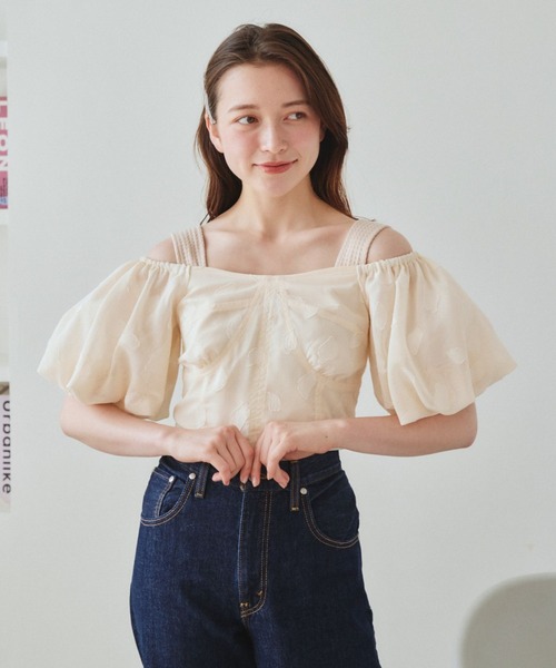 pomiii（ポミー）の「シフォンコルセットブラウス（シャツ/ブラウス・レディース・ピンク/アイボリー・FREE）」の11枚目の写真