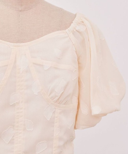 pomiii（ポミー）の「シフォンコルセットブラウス（シャツ/ブラウス・レディース・ピンク/アイボリー・FREE）」の19枚目の写真