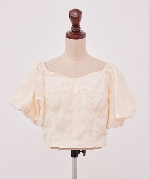 pomiii（ポミー）の「シフォンコルセットブラウス（シャツ/ブラウス・レディース・ピンク/アイボリー・FREE）」の16枚目の写真