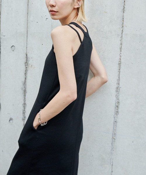 Auntie Rosa Holiday（アンティローザホリデー）の「カップ付きカットリブホルターワンピース（ワンピース・レディース・ブラック/ブラウン/オレンジ・SMALL/MEDIUM）」の10枚目の写真