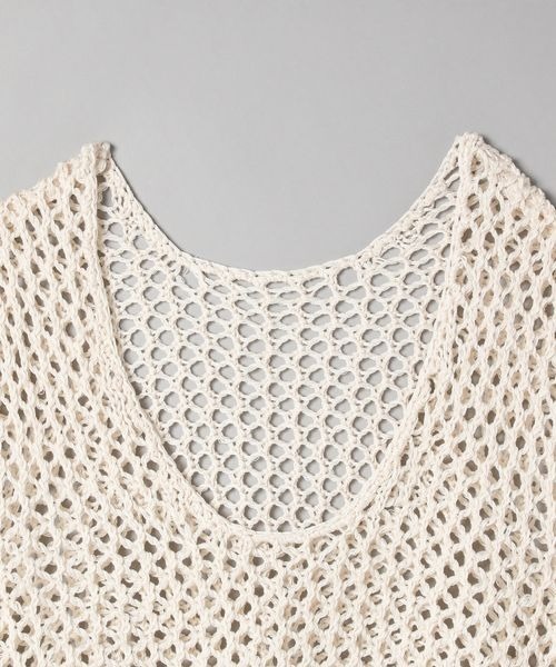 JEANASIS（ジーナシス）の「5GホールメッシュNS/905775（ベスト・レディース・オフホワイト/ブラック/オレンジ/アッシュブラウン・FREE）」の10枚目の写真