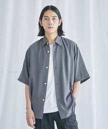 PUBLIC TOKYO | サテンライクトロミシルキーRelaxシャツ S/S(シャツ/ブラウス)