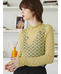 jouetie | カラーレースフィットトップス(Tシャツ/カットソー)