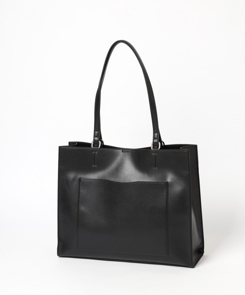 LEPSIM(レプシィム)の「フェイクレザー2WAY A4トートバッグ 960962(トートバッグ・レディース・アイボリー/ブラック・ONE SIZE)」の9枚目の写真
