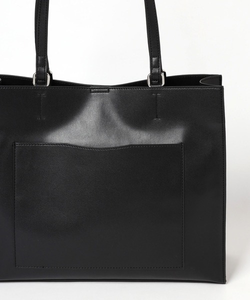 LEPSIM(レプシィム)の「フェイクレザー2WAY A4トートバッグ 960962(トートバッグ・レディース・アイボリー/ブラック・ONE SIZE)」の19枚目の写真