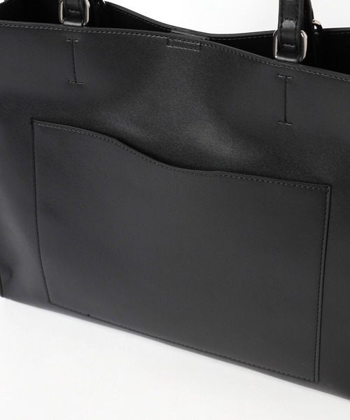 LEPSIM(レプシィム)の「フェイクレザー2WAY A4トートバッグ 960962(トートバッグ・レディース・アイボリー/ブラック・ONE SIZE)」の17枚目の写真