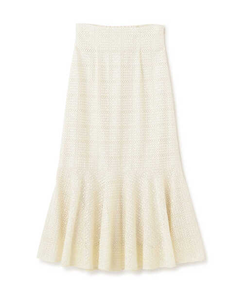 PROPORTION BODY DRESSING（プロポーションボディドレッシング）の「レースマーメイドスカート（スカート・レディース・ホワイト系その他/ライトグリーン/ダークグレー・MEDIUM/SMALL）」の14枚目の写真