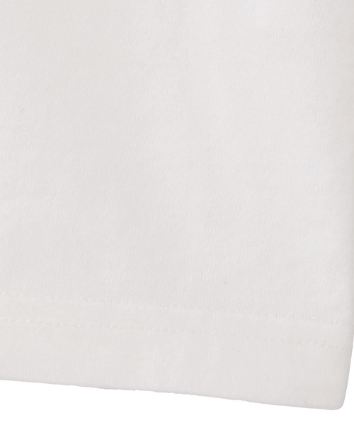 X-girl（エックスガール）の「WINGS ＆ HEART RAGLAN SLEEVE BABY TEE（Tシャツ/カットソー・レディース・ライトパープル/ホワイト/ブラック・M/S）」の6枚目の写真