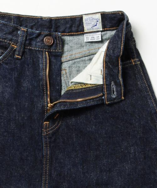 BEAMS BOY（ビームスボーイ）の「◎orslow × BEAMS BOY / ファームハウス スカート ONE WASH（スカート・レディース・ネイビー・1/0）」の3枚目の写真