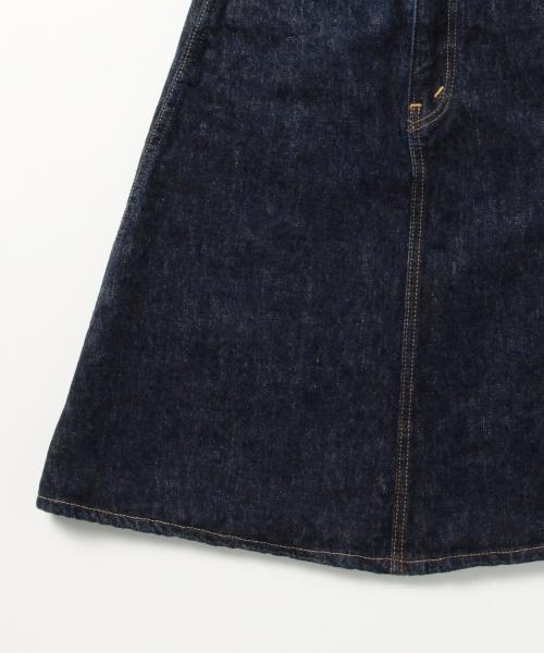 BEAMS BOY（ビームスボーイ）の「◎orslow × BEAMS BOY / ファームハウス スカート ONE WASH（スカート・レディース・ネイビー・1/0）」の5枚目の写真