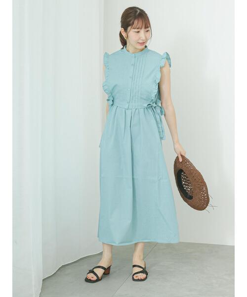 Te chichi TERRASSE（テチチテラス）の「セットワンピース（ワンピース・レディース・グリーン/ブラック/ブルー・F）」の2枚目の写真
