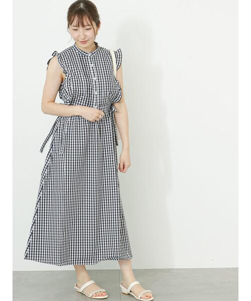 Te chichi TERRASSE（テチチテラス）の「セットワンピース（ワンピース・レディース・グリーン/ブラック/ブルー・F）」の4枚目の写真