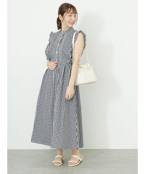 Te chichi TERRASSE（テチチテラス）の「セットワンピース（ワンピース・レディース・グリーン/ブラック/ブルー・F）」の7枚目の写真