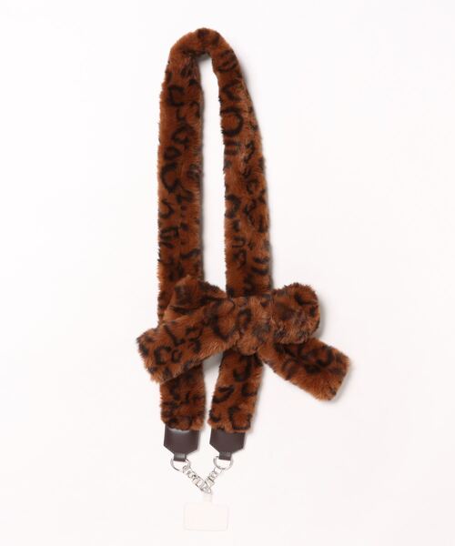 Casselini（キャセリーニ）の「Casselini(キャセリーニ)フェイクファーモバイルストラップ（スマホグッズ・レディース・ブラック/ブルー/ピンク/アイボリー/イエロー/ライトベージュ/アニマル・FREE）」の21枚目の写真