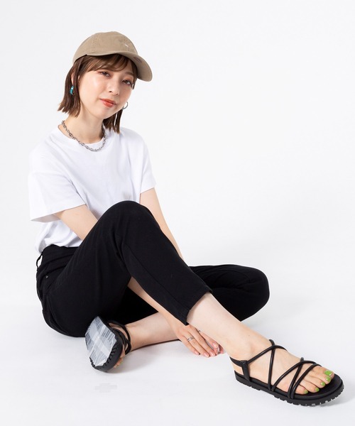 PERSON'S(パーソンズ)の「PERSON'S/パーソンズ OTONA テーパード ウエストゴム ボトムス デニムパンツ ジーンズ(デニムパンツ・レディース・ブラック/ブルー系2/ブルー系1/ワンウォッシュ・S/L/M/XS)」の3枚目の写真
