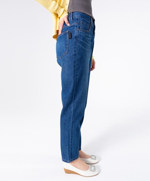 PERSON'S(パーソンズ)の「PERSON'S/パーソンズ OTONA テーパード ウエストゴム ボトムス デニムパンツ ジーンズ(デニムパンツ・レディース・ブラック/ブルー系2/ブルー系1/ワンウォッシュ・S/L/M/XS)」の5枚目の写真