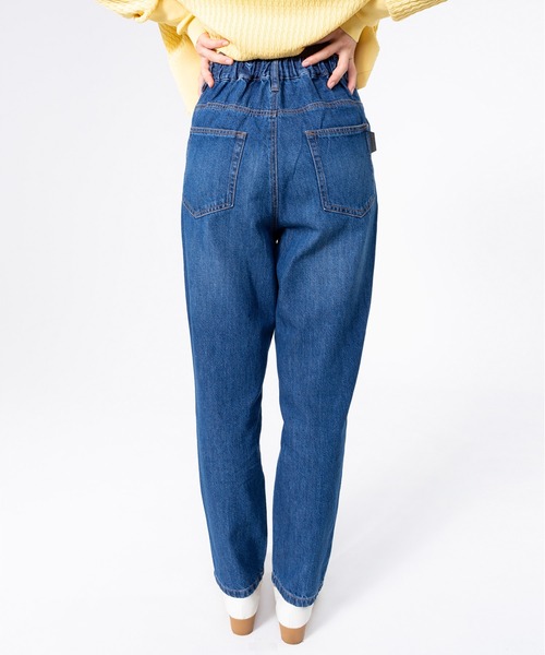 PERSON'S(パーソンズ)の「PERSON'S/パーソンズ OTONA テーパード ウエストゴム ボトムス デニムパンツ ジーンズ(デニムパンツ・レディース・ブラック/ブルー系2/ブルー系1/ワンウォッシュ・S/L/M/XS)」の21枚目の写真