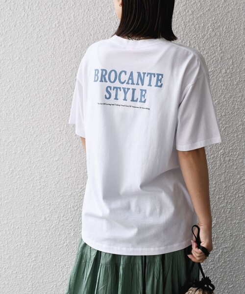 ＋81BRANCA（ハチイチブランカ）の「* 81BRANCA:YES RAGGED CHIC TEE◆（Tシャツ/カットソー・レディース・ライトホワイト/ライトグレー・ONE SIZE）」の13枚目の写真