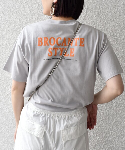 ＋81BRANCA（ハチイチブランカ）の「* 81BRANCA:YES RAGGED CHIC TEE◆（Tシャツ/カットソー・レディース・ライトホワイト/ライトグレー・ONE SIZE）」の19枚目の写真