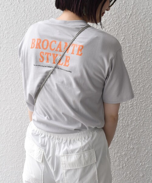 ＋81BRANCA（ハチイチブランカ）の「* 81BRANCA:YES RAGGED CHIC TEE◆（Tシャツ/カットソー・レディース・ライトホワイト/ライトグレー・ONE SIZE）」の20枚目の写真