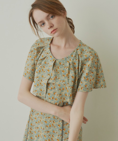 idem イデム　vintage flower china onepiece Flower China Onepiece（ワンピース）｜idem（イデム）の