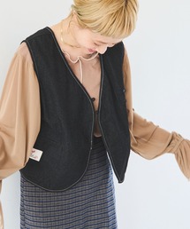 Crisp | デニム2wayショートベスト(ベスト)