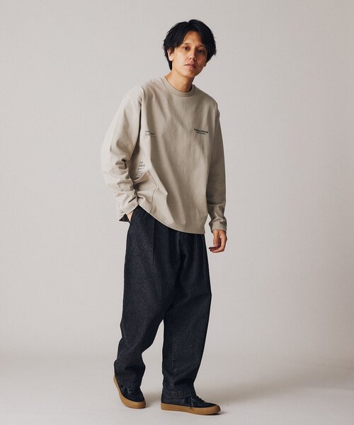 【上品】 セール】OLIVEDRAB キャリーポケット ロングスリーブTシャツ（T トップス