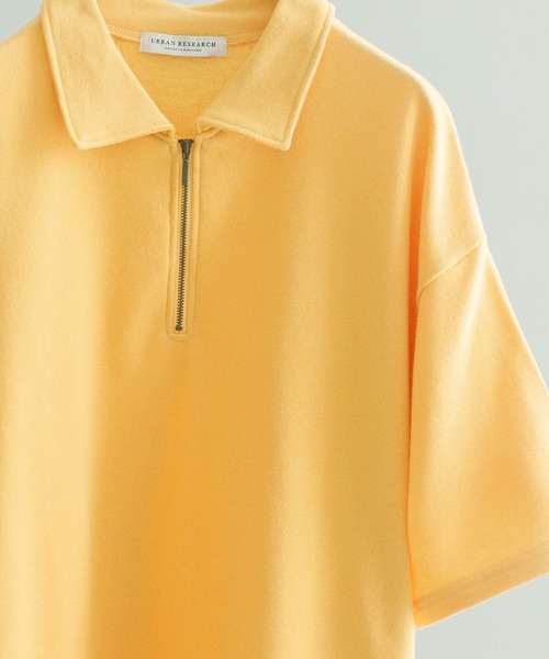 URBAN RESEARCH（アーバンリサーチ）の「ライトフレンチテリーハーフジッププルオーバー（ポロシャツ・メンズ・イエロー系その他/チャコールグレー/グレー系その他・LARGE/MEDIUM）」の20枚目の写真