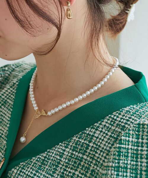 MAJESTIC LEGON（マジェスティックレゴン）の「パールコンビネックレス（ネックレス・レディース・A/B/シルバー・FREE）」の9枚目の写真