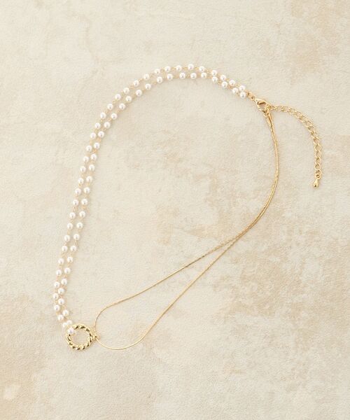 MAJESTIC LEGON（マジェスティックレゴン）の「パールコンビネックレス（ネックレス・レディース・A/B/シルバー・FREE）」の10枚目の写真