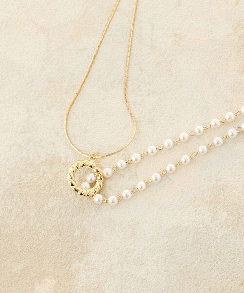 MAJESTIC LEGON（マジェスティックレゴン）の「パールコンビネックレス（ネックレス・レディース・A/B/シルバー・FREE）」の12枚目の写真