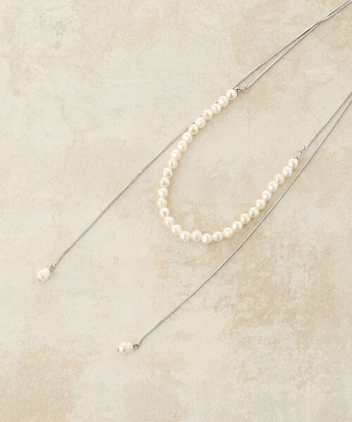 MAJESTIC LEGON（マジェスティックレゴン）の「パールコンビネックレス（ネックレス・レディース・A/B/シルバー・FREE）」の14枚目の写真
