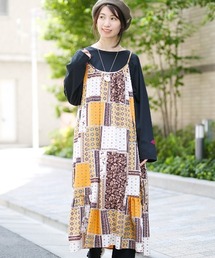 チチカカ | パッチワークプリントワンピース(ワンピース)