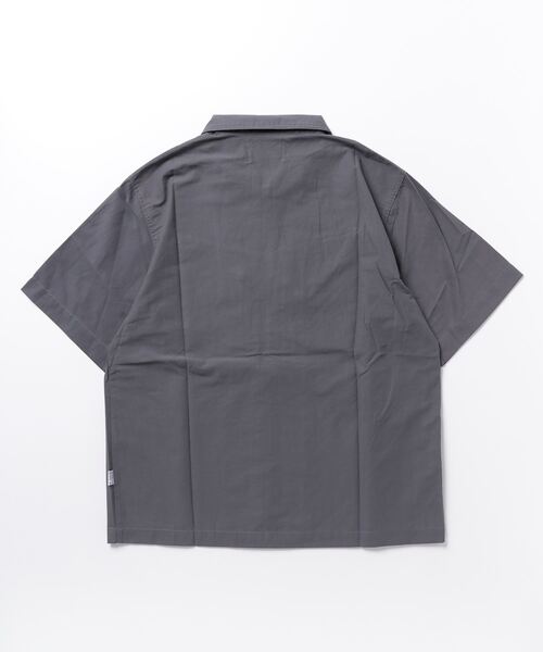 【セール】A'GEM/9 × .kom『MadeExtreme／メイドエクストリーム』ジップデザイン半袖シャツ（シャツ/ブラウス）｜A‘gem 9（エージェムナイン）