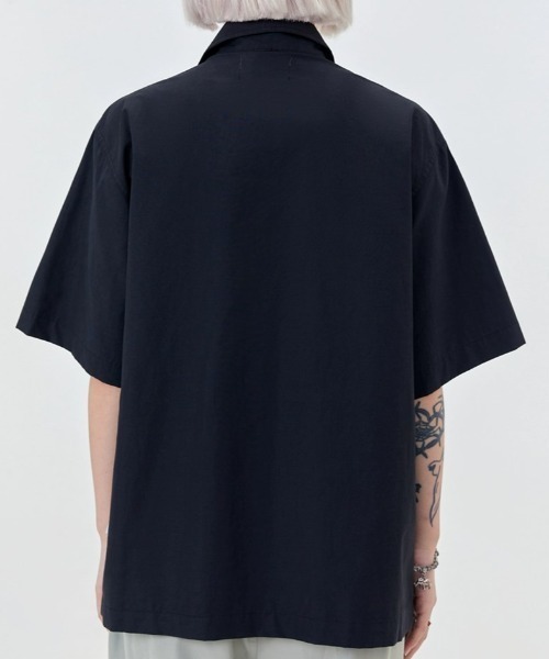 【セール】A'GEM/9 × .kom『MadeExtreme／メイドエクストリーム』ジップデザイン半袖シャツ（シャツ/ブラウス）｜A‘gem 9（エージェムナイン）