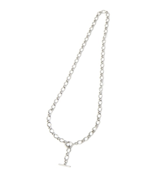 BAYFLOW（ベイフロー）の「Y字ネックレス（ネックレス・メンズ・ライトグレー・FREE）」の4枚目の写真