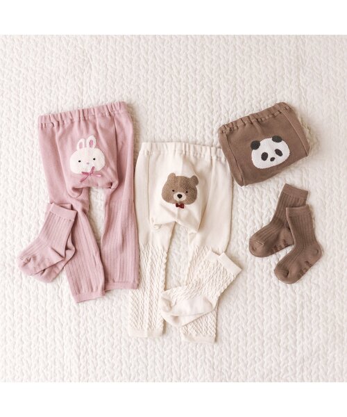 apres les cours(アプレレクール)の「おしりモチーフセパレートスパッツ(その他ベビーウェア・キッズ・ピンク/アイボリー/ブラウン・80)」の22枚目の写真