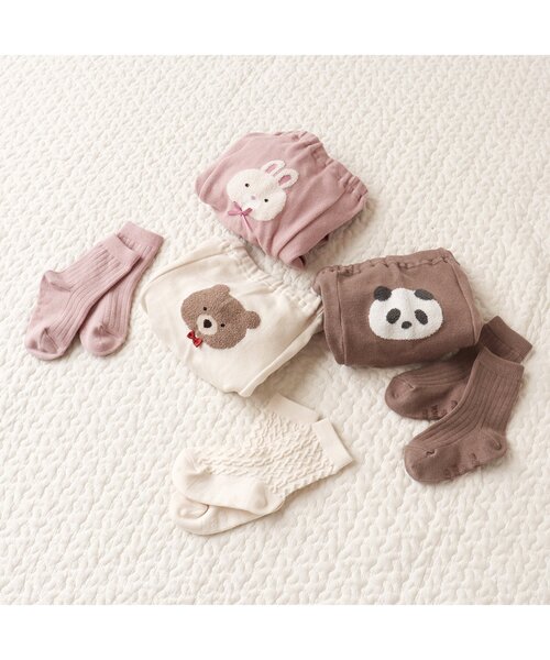 apres les cours(アプレレクール)の「おしりモチーフセパレートスパッツ(その他ベビーウェア・キッズ・ピンク/アイボリー/ブラウン・80)」の21枚目の写真