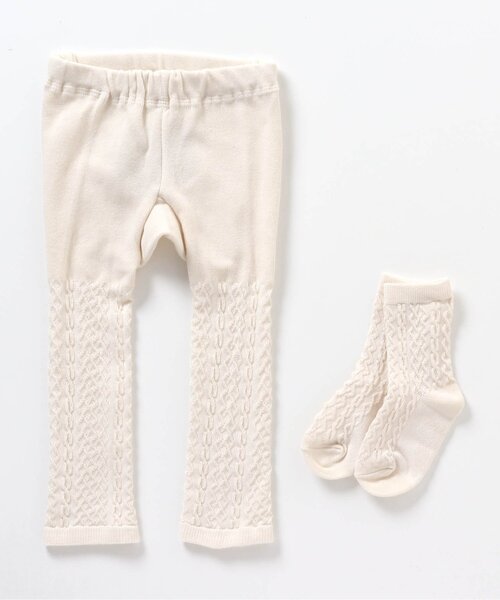 apres les cours(アプレレクール)の「おしりモチーフセパレートスパッツ(その他ベビーウェア・キッズ・ピンク/アイボリー/ブラウン・80)」の14枚目の写真