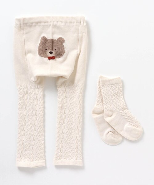 apres les cours(アプレレクール)の「おしりモチーフセパレートスパッツ(その他ベビーウェア・キッズ・ピンク/アイボリー/ブラウン・80)」の11枚目の写真