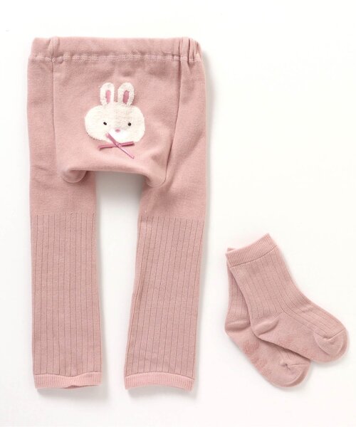 apres les cours(アプレレクール)の「おしりモチーフセパレートスパッツ(その他ベビーウェア・キッズ・ピンク/アイボリー/ブラウン・80)」の10枚目の写真