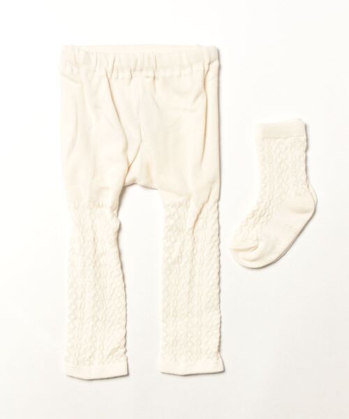 apres les cours(アプレレクール)の「おしりモチーフセパレートスパッツ(その他ベビーウェア・キッズ・ピンク/アイボリー/ブラウン・80)」の6枚目の写真