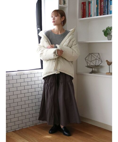 セール】ミドル丈ルーズシルエットダウン（ダウンジャケット/コート