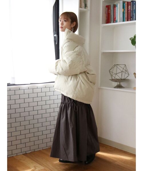 ungrid アングリッド ミドル丈ルーズシルエットダウン セール】ミドル丈ルーズシルエットダウン（ダウンジャケット