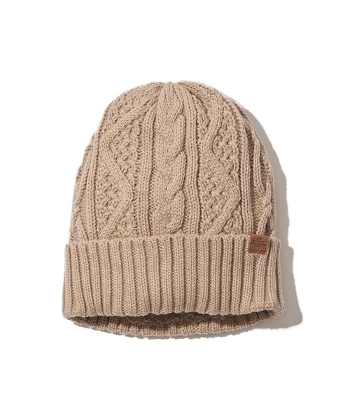 Ruben（ルーベン）の「【Ruben】CABLE BORE WATCH（ニットキャップ/ビーニー・レディース・グレー/ライトグレー/グレー系1/ライトグリーン/グリーン/アイボリー/ブラック/カーキ/ワイン/ベージュ/ネイビー/ラベンダー/マスタード/オレンジ/ブルー・FREE）」の6枚目の写真