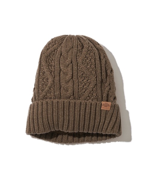Ruben（ルーベン）の「【Ruben】CABLE BORE WATCH（ニットキャップ/ビーニー・レディース・グレー/ライトグレー/グレー系1/ライトグリーン/グリーン/アイボリー/ブラック/カーキ/ワイン/ベージュ/ネイビー/ラベンダー/マスタード/オレンジ/ブルー・FREE）」の7枚目の写真