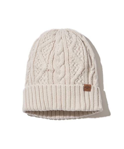 Ruben（ルーベン）の「【Ruben】CABLE BORE WATCH（ニットキャップ/ビーニー・レディース・グレー/ライトグレー/グレー系1/ライトグリーン/グリーン/アイボリー/ブラック/カーキ/ワイン/ベージュ/ネイビー/ラベンダー/マスタード/オレンジ/ブルー・FREE）」の2枚目の写真
