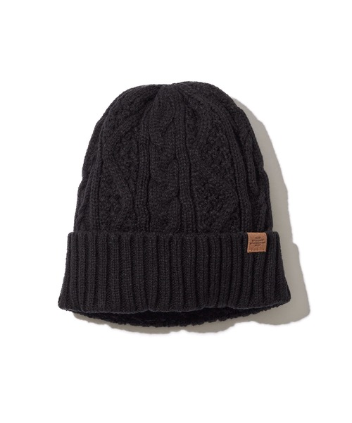 Ruben（ルーベン）の「【Ruben】CABLE BORE WATCH（ニットキャップ/ビーニー・レディース・グレー/ライトグレー/グレー系1/ライトグリーン/グリーン/アイボリー/ブラック/カーキ/ワイン/ベージュ/ネイビー/ラベンダー/マスタード/オレンジ/ブルー・FREE）」の3枚目の写真
